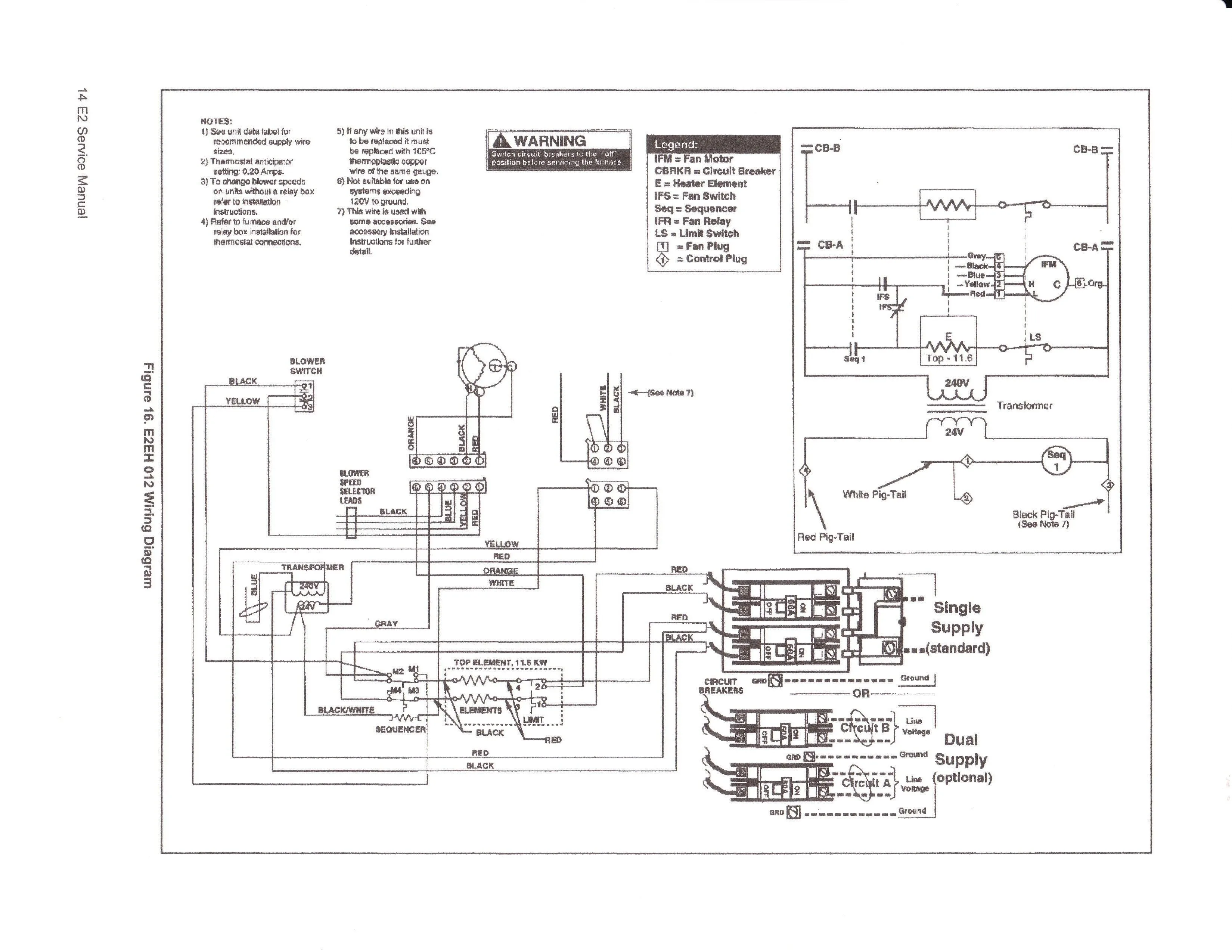 Goodman Electric Furnace Sequencer Wiring Diagram Goodman Fu