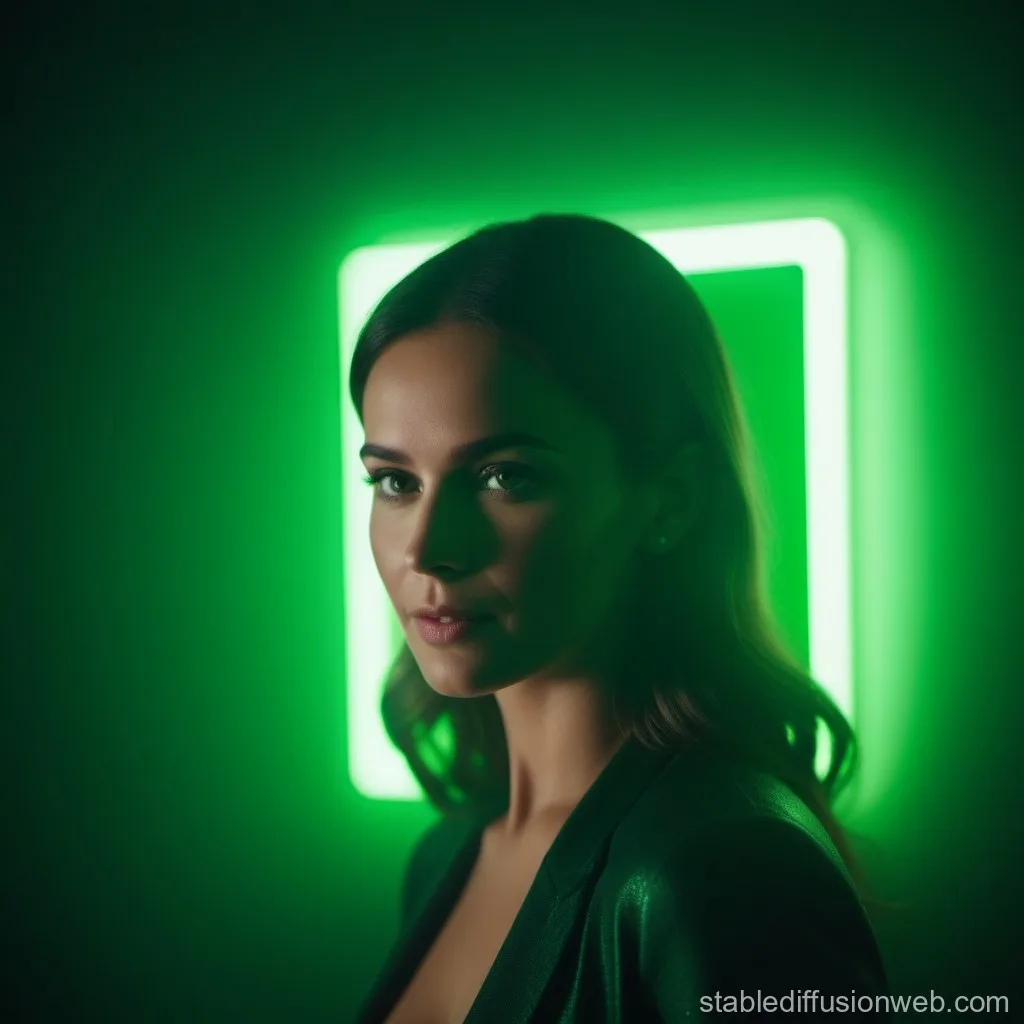 Green Fluorescent Prompts Stable Diffusion Online
