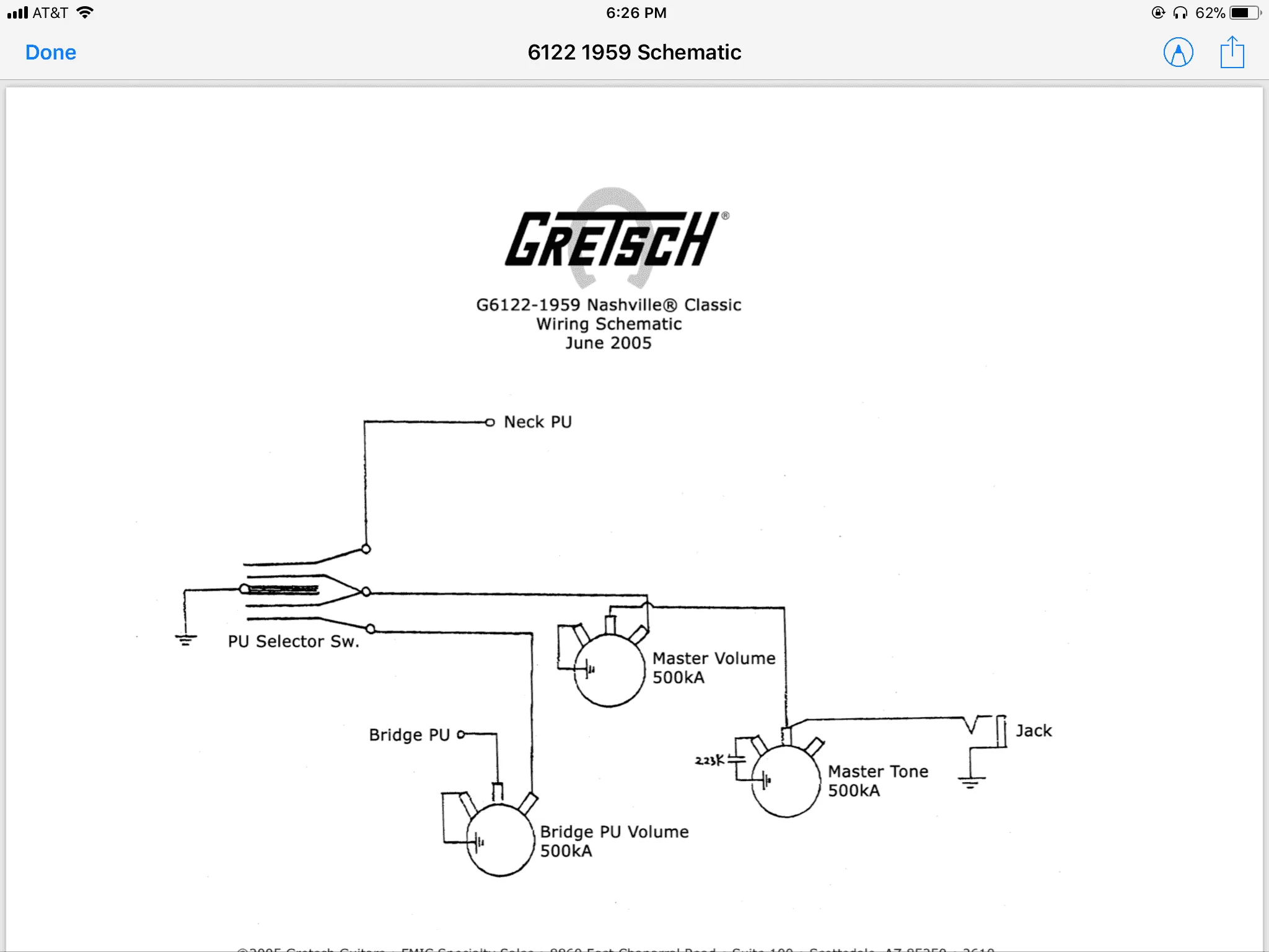 Gretsch Electromatic Wiring Diagram Wiring Diagram