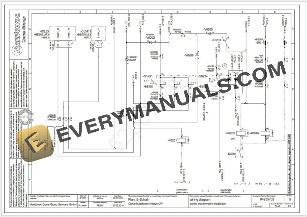 Grove Gmk5250L 1 Crane Load Chart Hydrualic Schematic Wiring Diagram 11 02 2022
