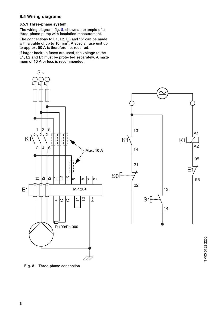 Grundfos 230V Wiring Diagrams