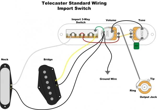 Guitar 3 Way Lever Switch Wiring Diagram