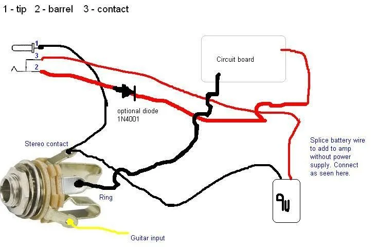 Guitar Input Jack Wiring