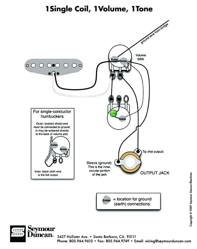 Guitar Pickup Wiring Diagrams