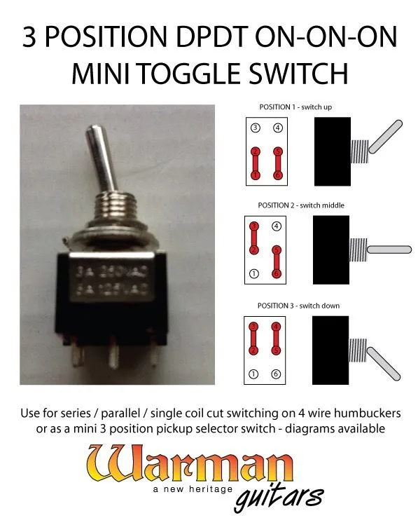 Guitar Three Way Toggle Switch Wiring Diagram