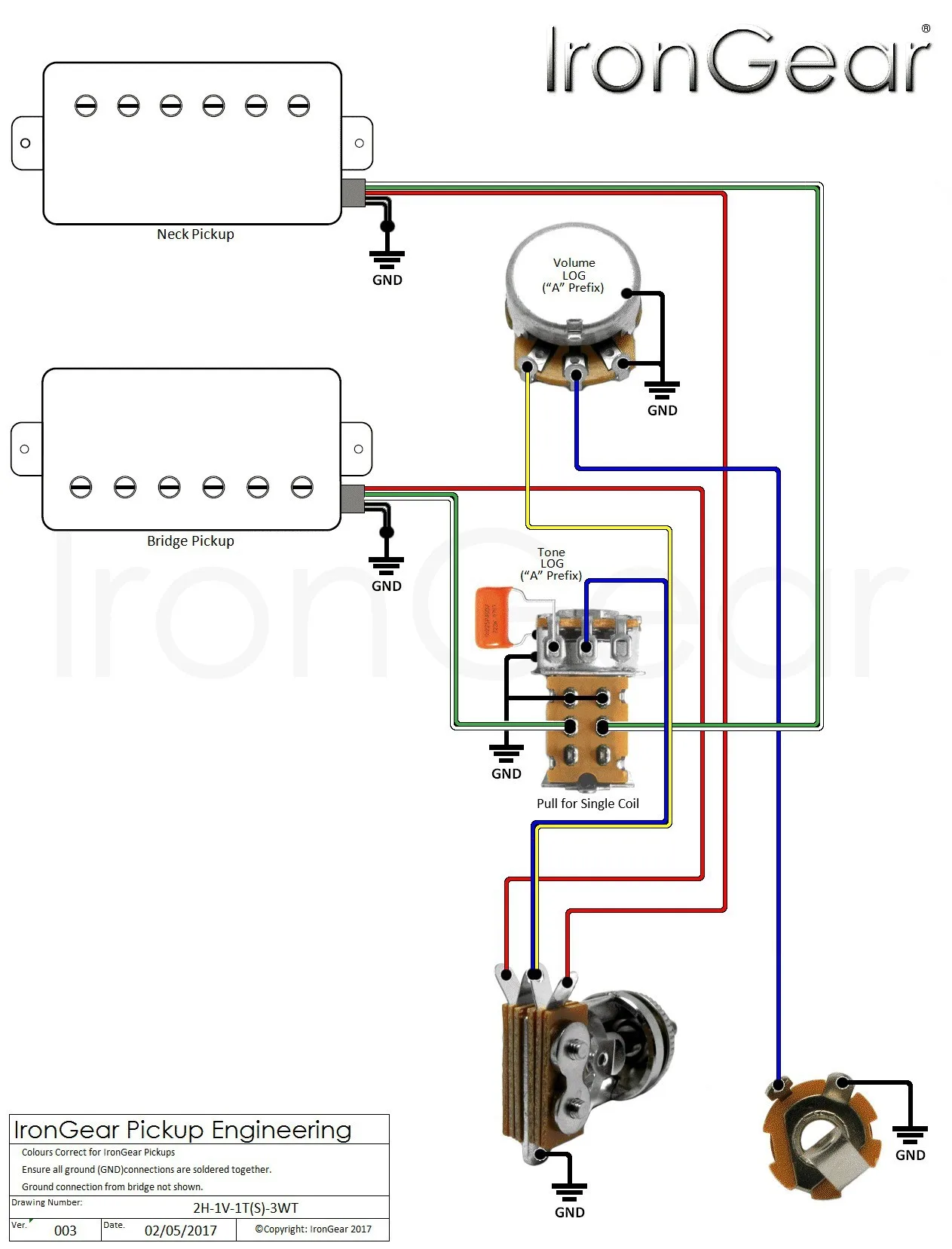 Guitar Wiring Diagrams 2 Pickups My Wiring Diagram