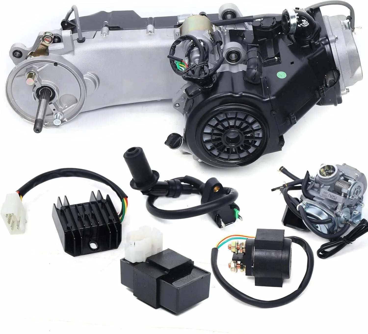 Gy6 150Cc Engine Atv Gy6 150Cc Engine Kit 6Kw 7500R Min 150Cc 4 Stroke Gy6 Engine