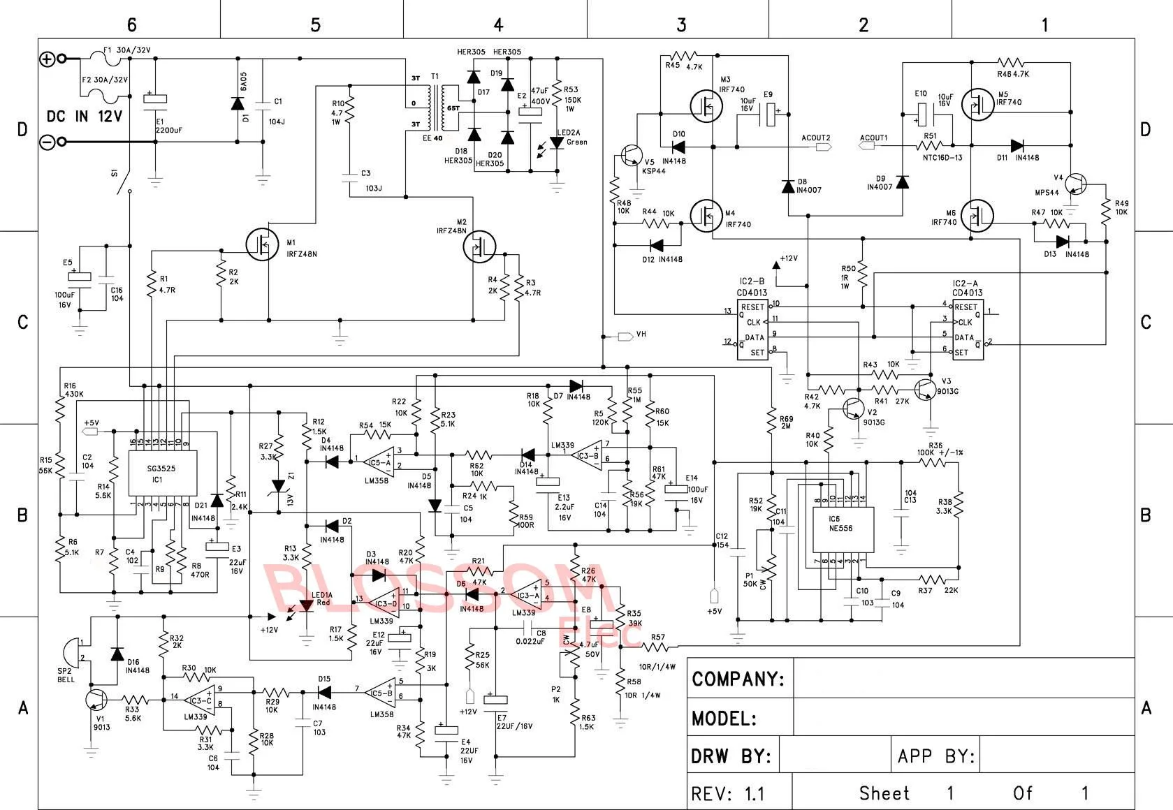 H Bridge Inverter Circuit Diagrams Inverter Circuits
