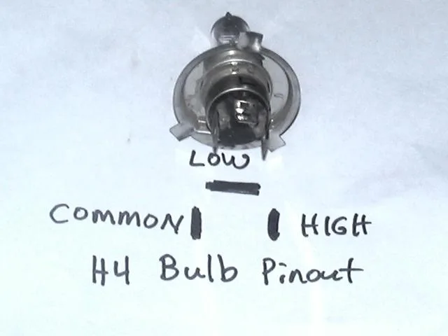 H4 Bulb Wiring Specifications