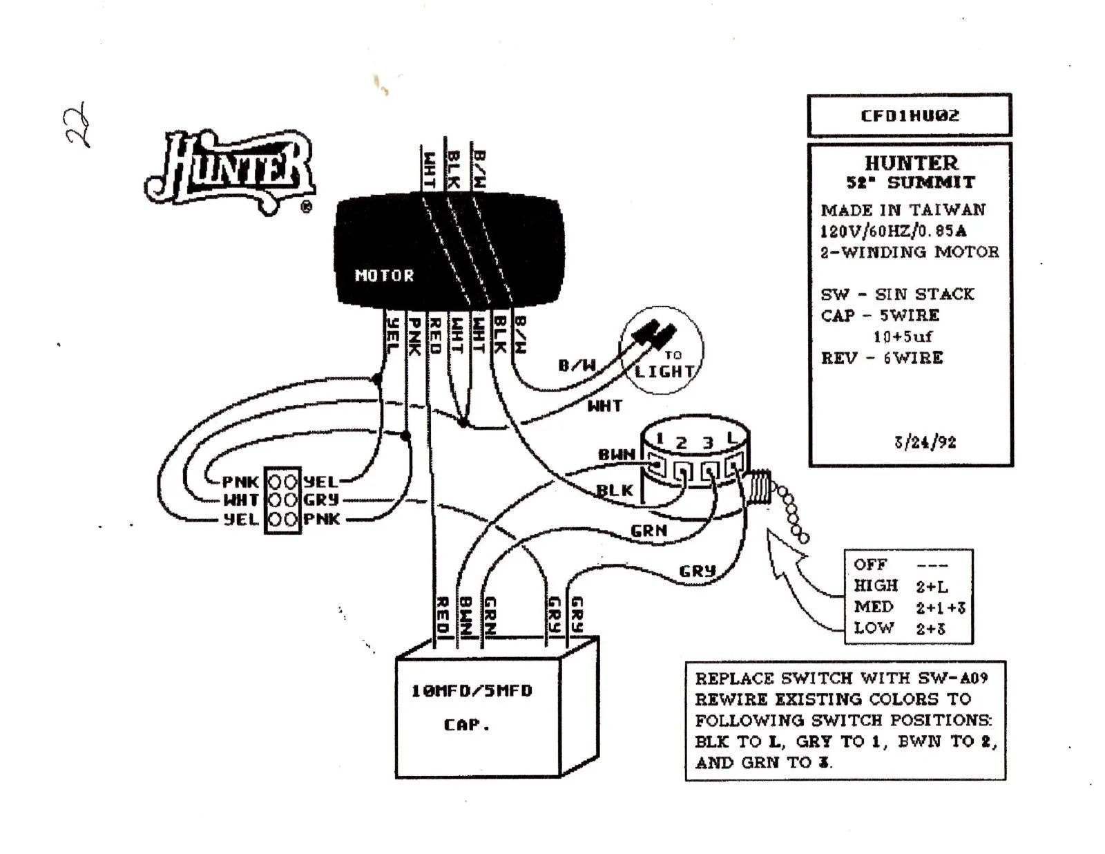 Hampton Bay Ceiling Fans Wiring Schematic