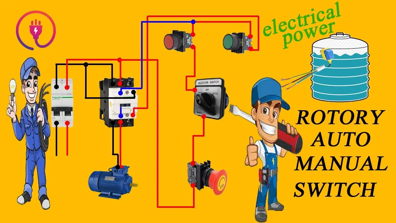 Hand Off Auto Selector Switch Wiring Diagram