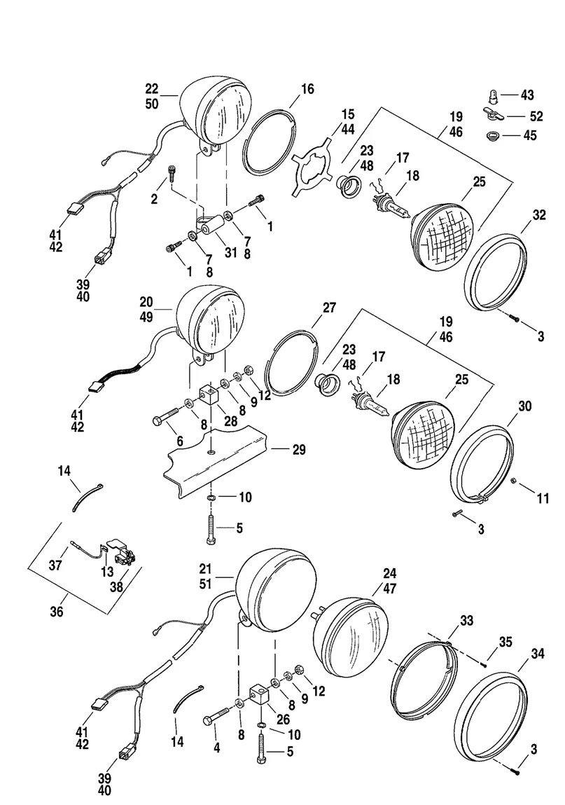 Harley Headlight Wiring Diagram