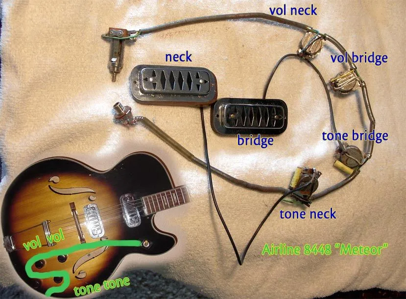 Harmony Wiring Diagram Guitar