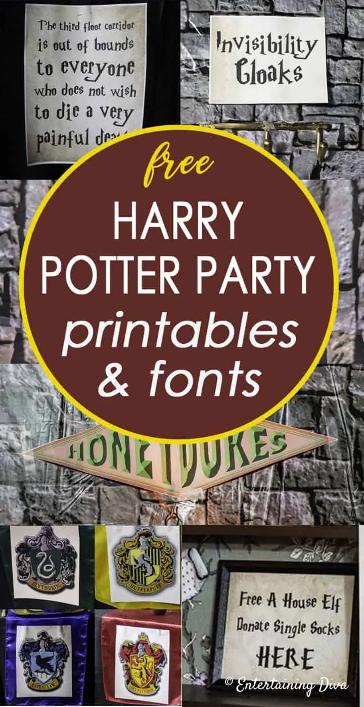 Harry Potter Party Printables Free All Free Printables