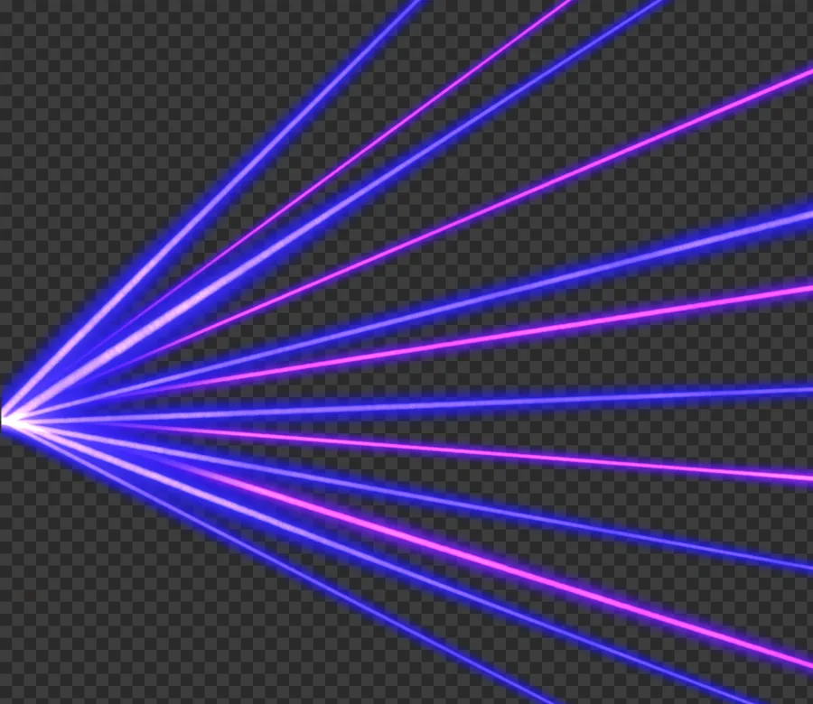 Hd Blue Laser Light Abstract Effect Background