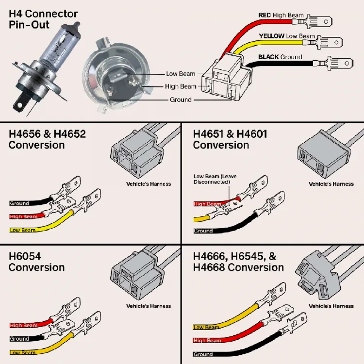Headlight Socket Wiring At Maddison Loch Blog