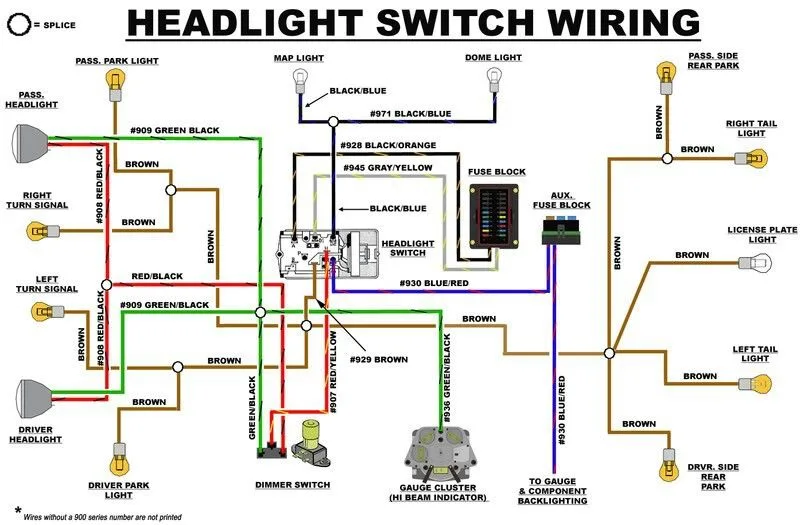Headlight Switch Wiring Diagram Chevy Truck