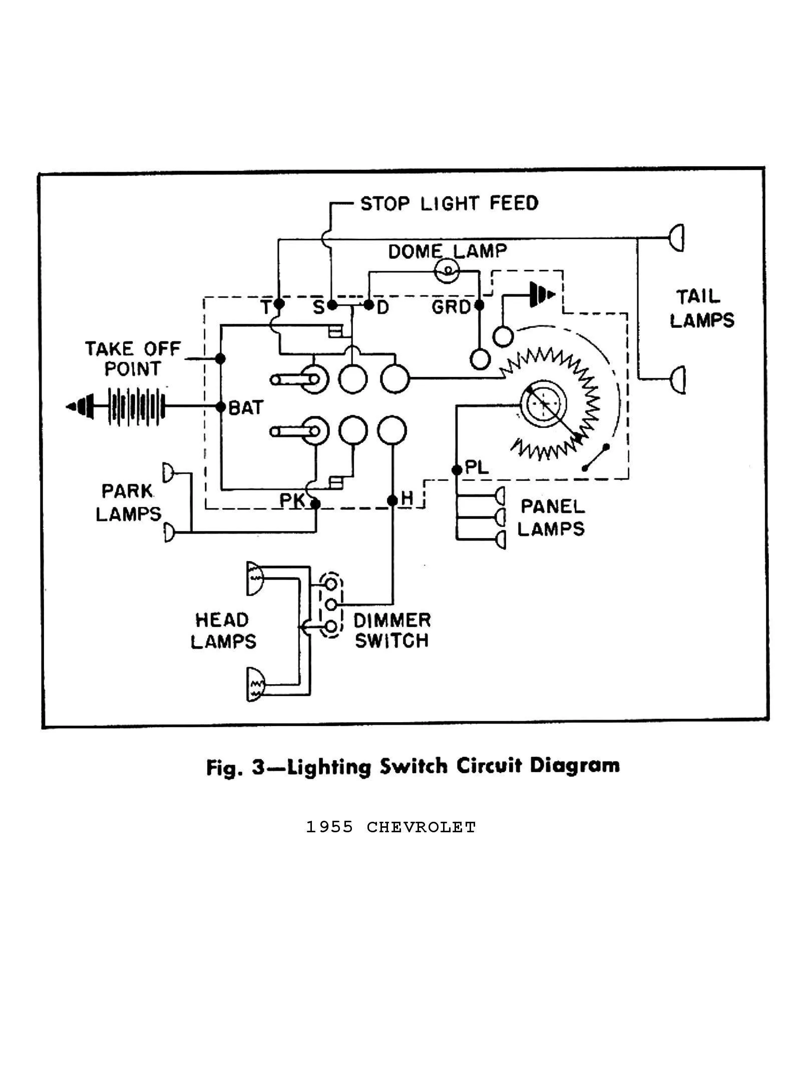 Headlight Wiring Diagram 1957 210 Wiring For Vw Headlight Sw