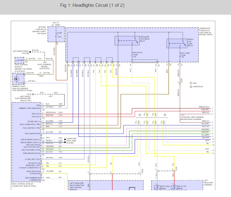 Headlight Wiring Diagram 3 Wire