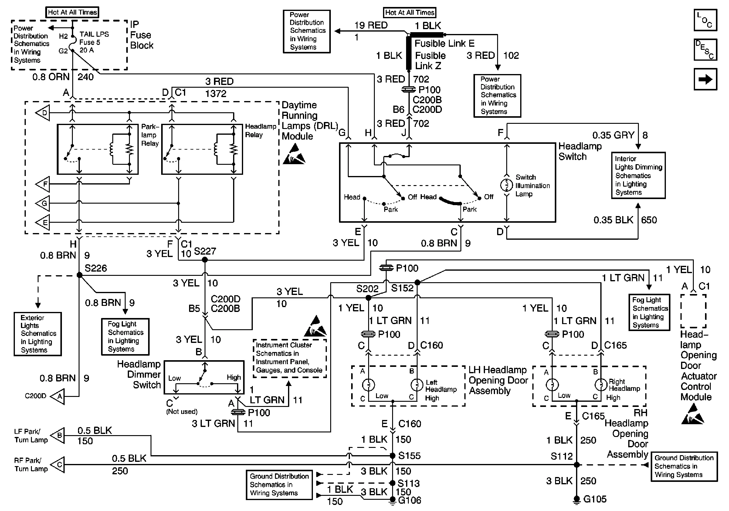 Headlight Wiring Diagram Ls1Tech Camaro And Firebird Forum Discussion