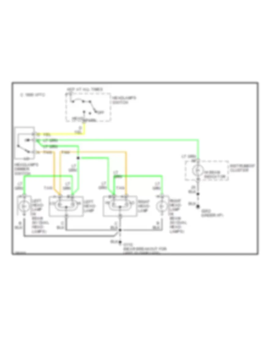 Headlights Chevrolet Cutaway G30 1996 System Wiring Diagrams Wiring Diagrams For Cars