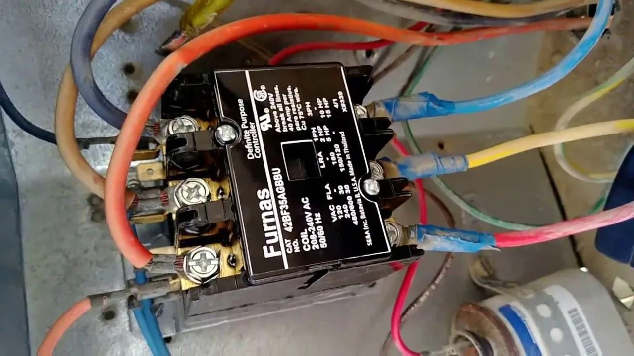Heat Pump Contactor Diagram Carrier Hvac Moto