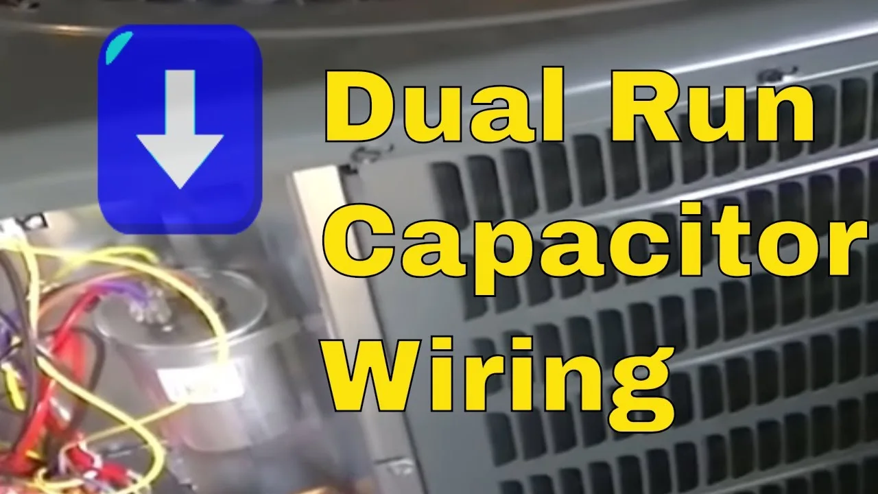 Heat Pump Dual Capacitor Wiring Diagram Dual Capacitor For A