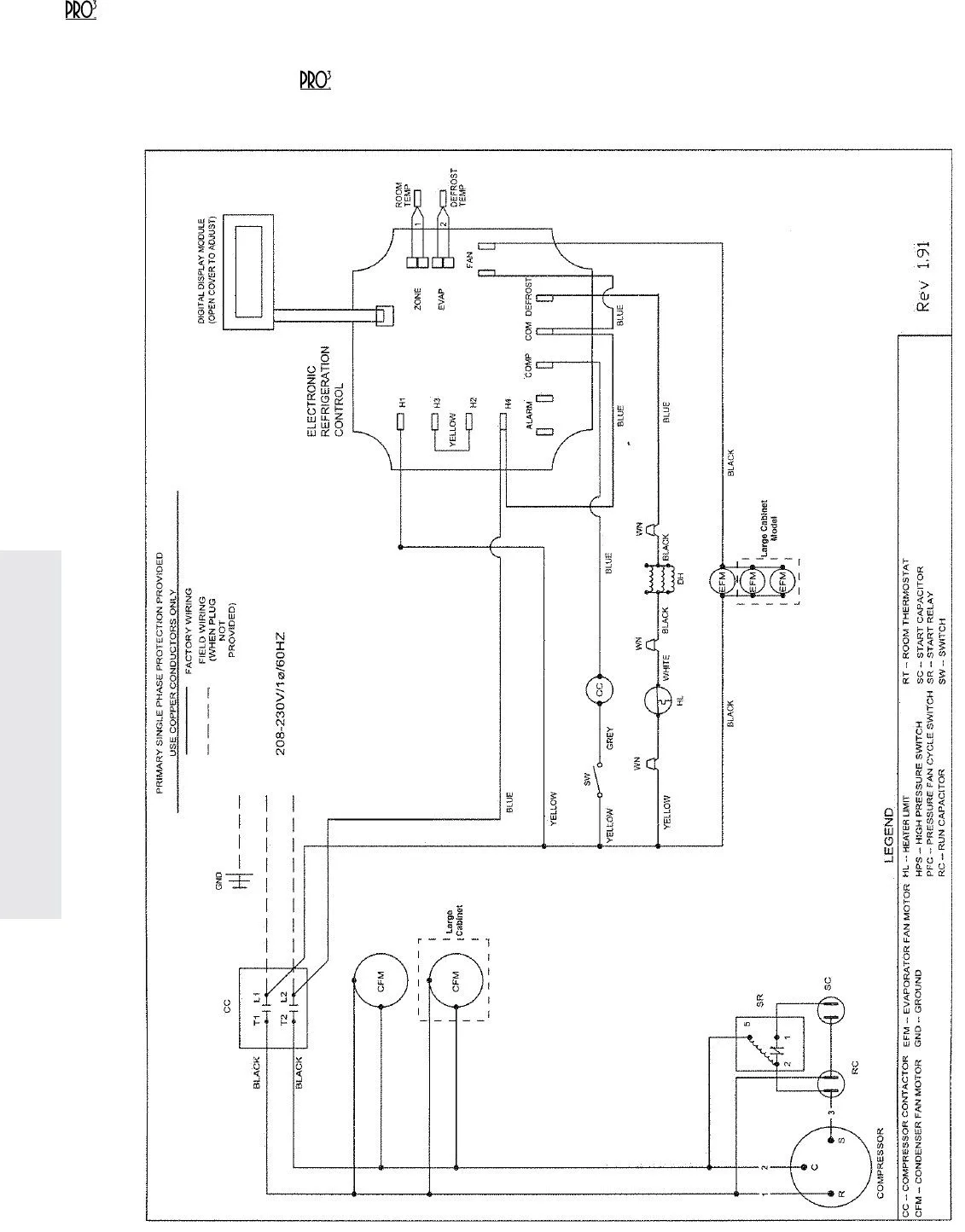 Heatcraft Electric Heat Evaporator Wiring Diagram Freezer He