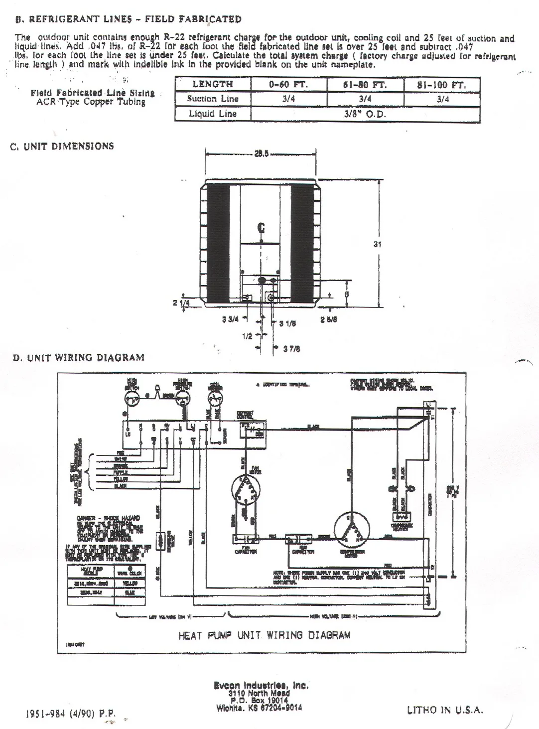 Heil Heat Pump Wiring Diagram Sample