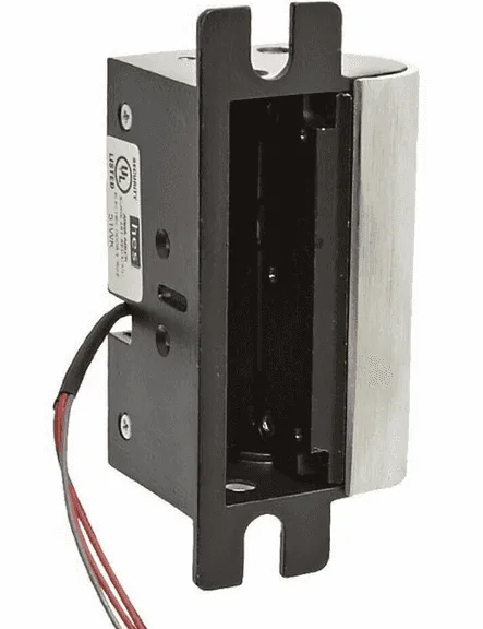 Hes 1006 Universal Electric Strike Satin Stainless Steel Black Dutch Goat
