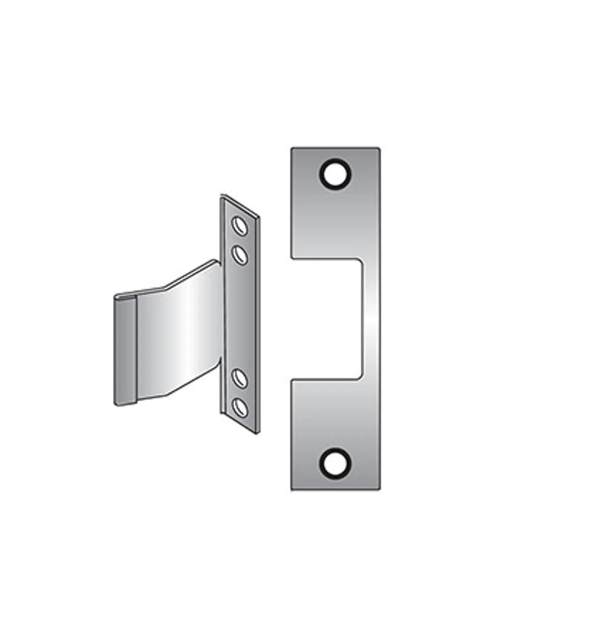 Hes E Faceplate Only 1006 Series 4 7 8 X 1 1 4 Use With Cylindrical Deadbolts
