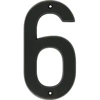 Hillman Black Metal Floating House Number Number 6 6 In Canadian Tire