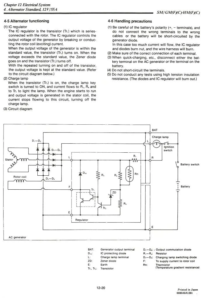 Hitachi Alternator Wiring Connections