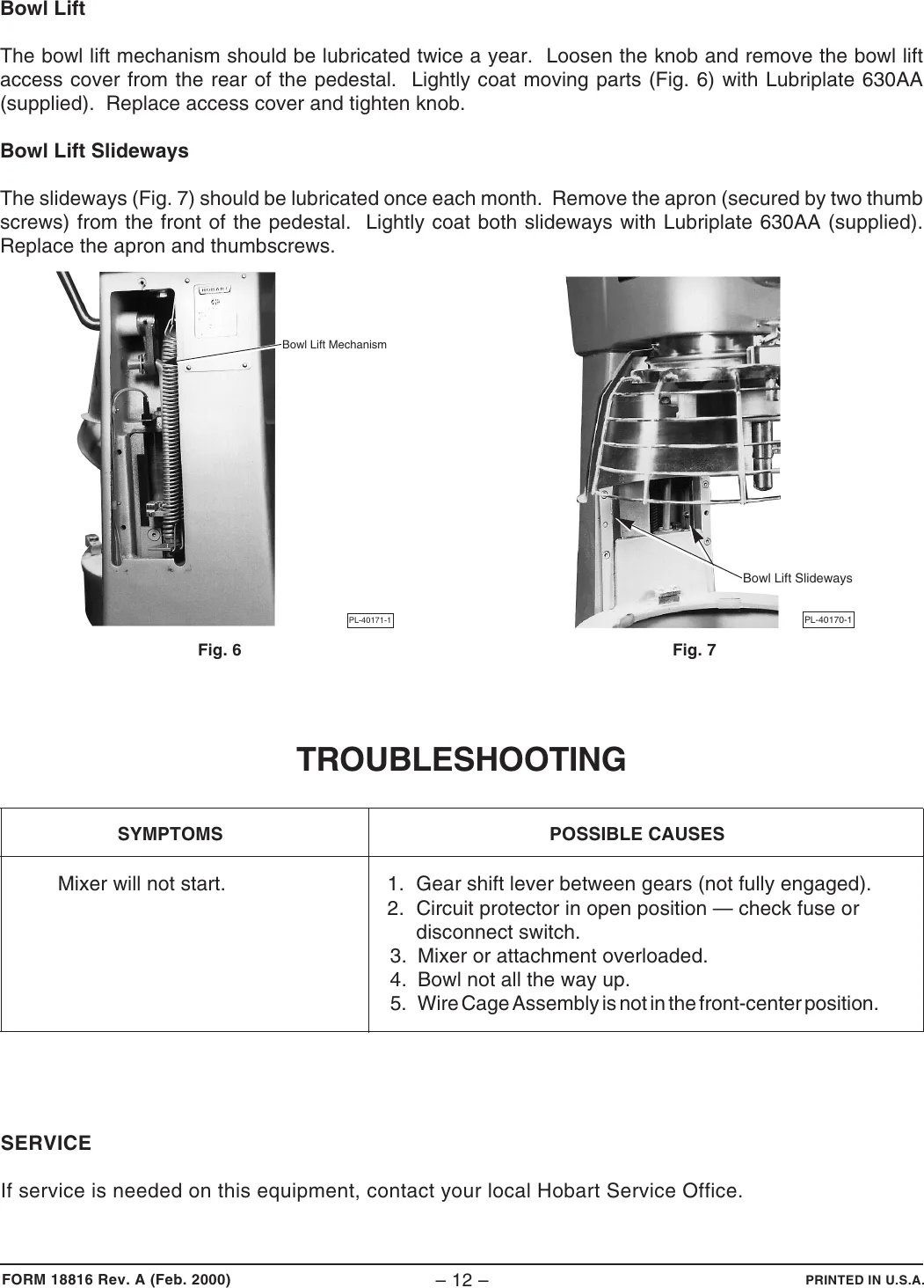 Hobart D330 Mixer Wiring Diagram Wiring Diagram