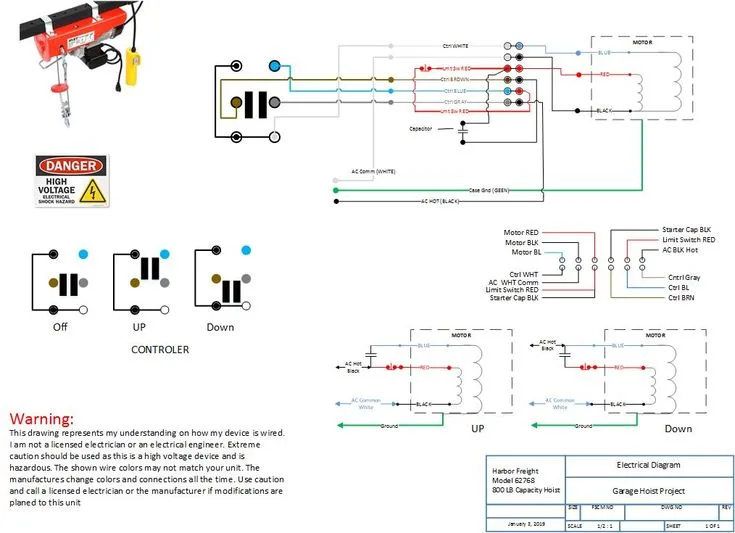 Hoist Pendant Wiring Diagram