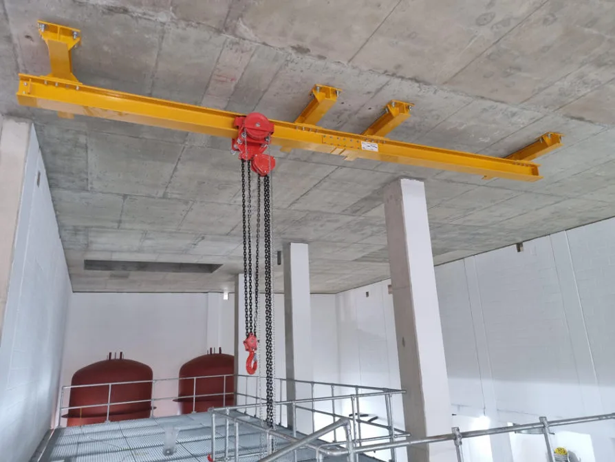 Hoist Winch Installs Lifting Equipment In Energy Room Lift And Hoist International