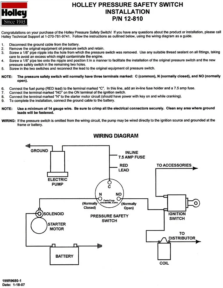 Holley Fuel Pump Wiring Diagram Installing A Holley Electric Fuel Pump In A 1966 Mustang Diy