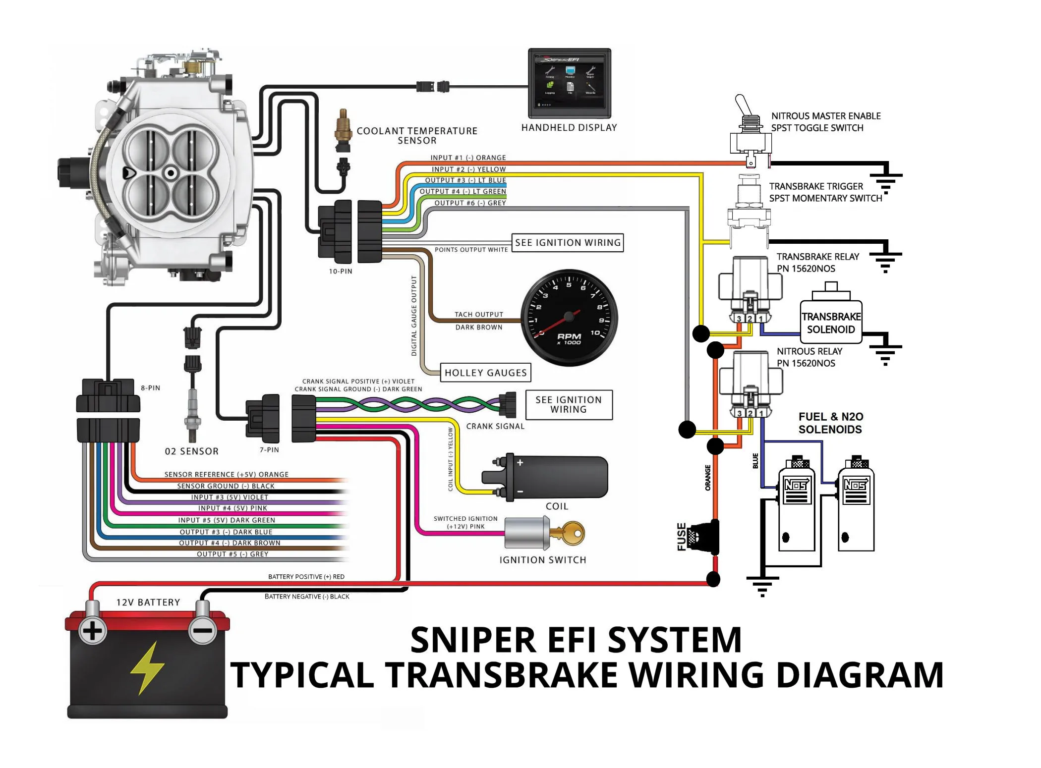 Holley Sniper Fuel Pump Relay Wiring Diagram