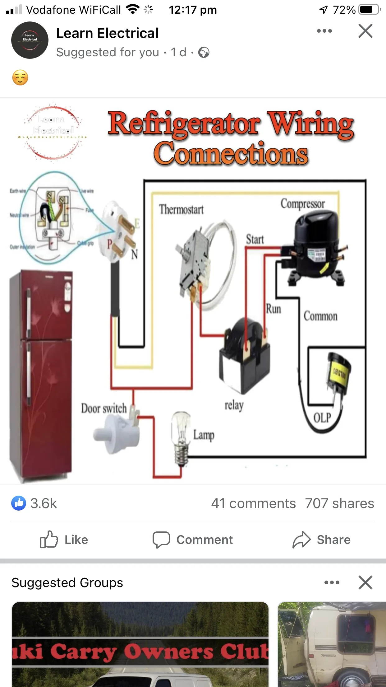 Home Electrical Wiring Door Switch Hvac Relay Compressor Maths Wire Learning Studying