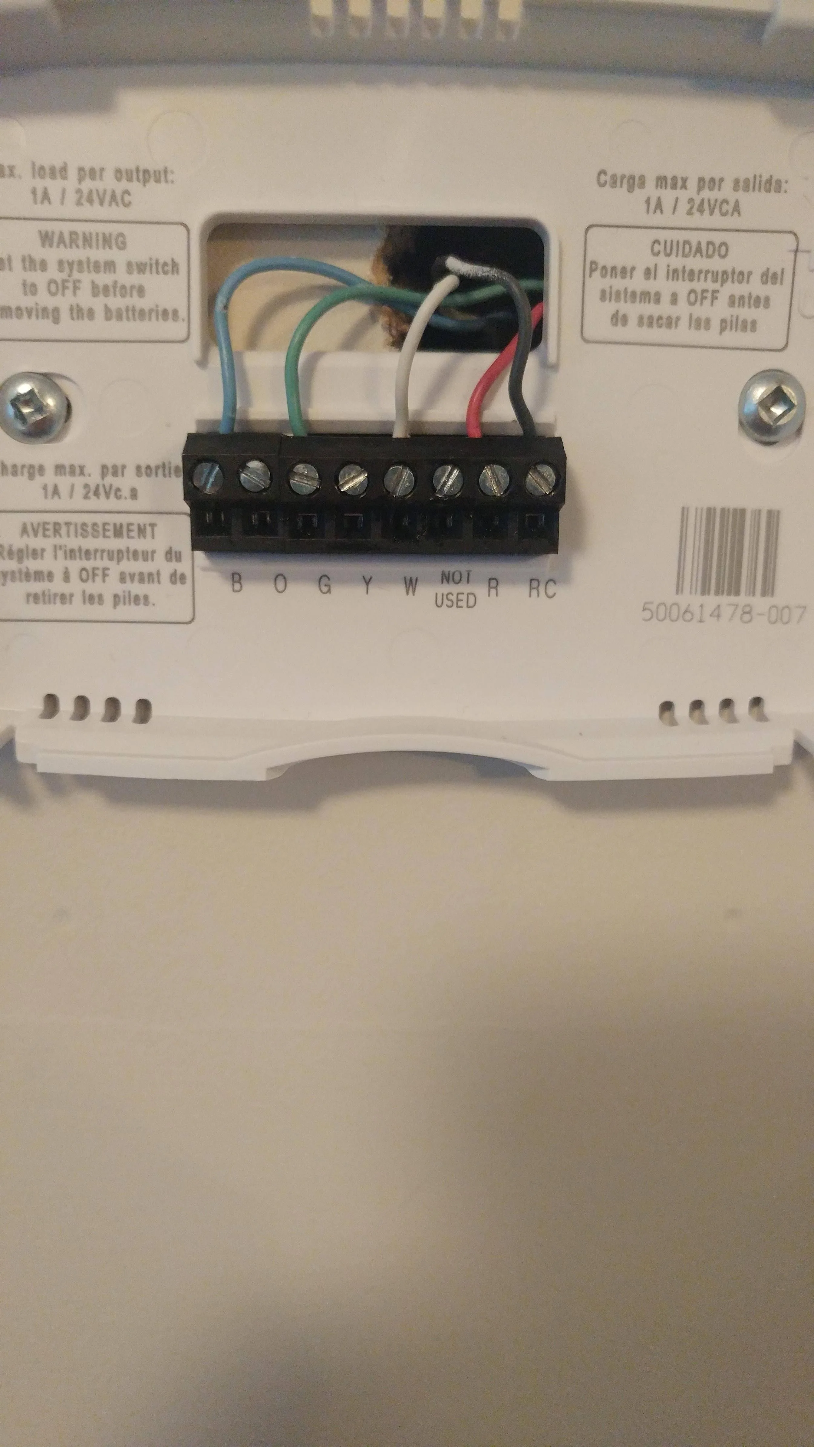 Home Thermostat Wire Diagram