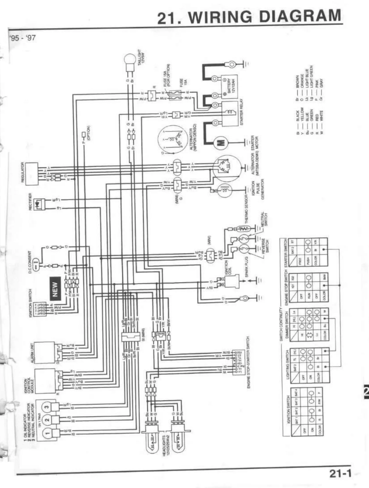 Honda 300 Fourtrax Wiring Schematic Wiring Diagram