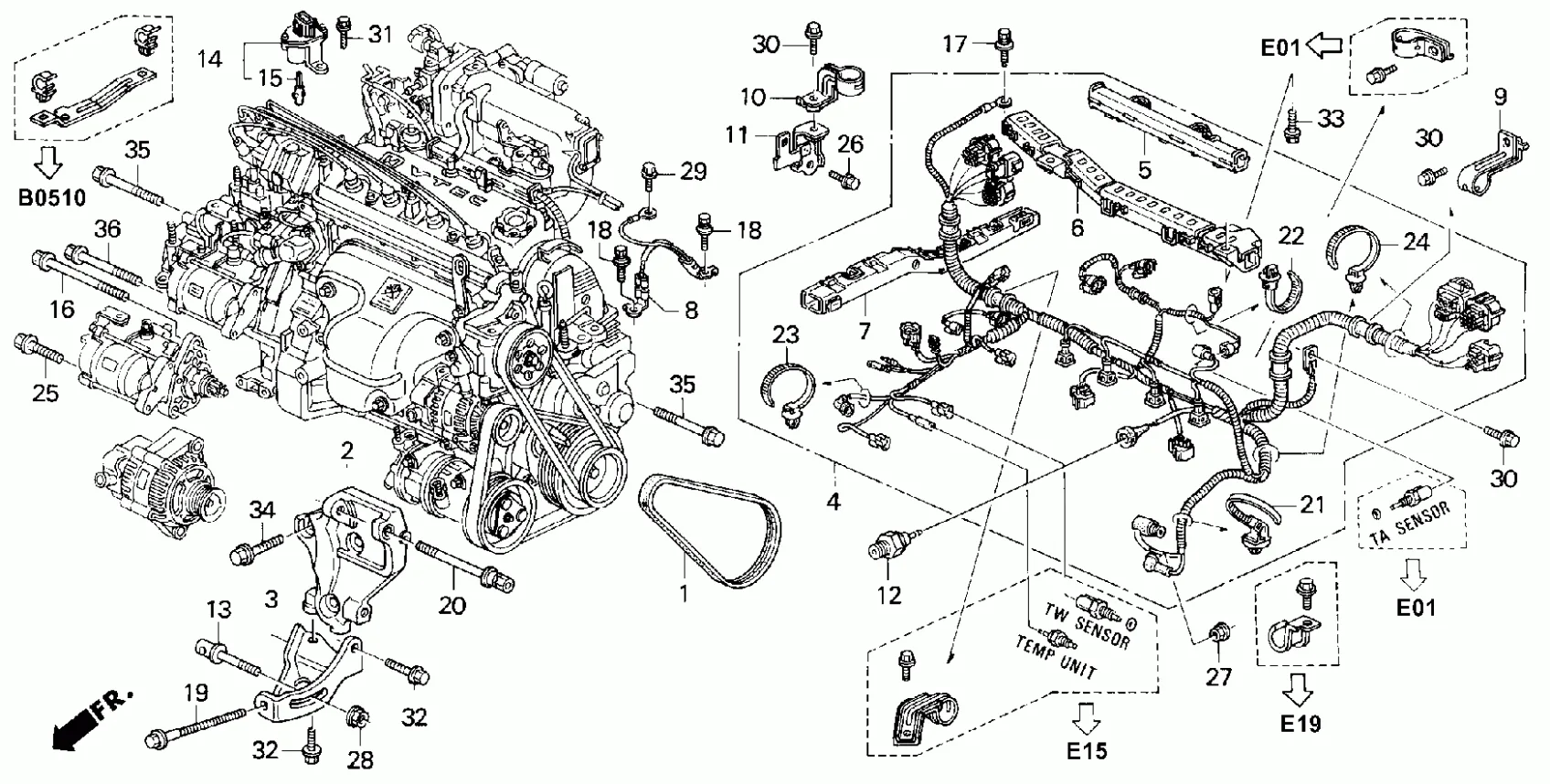 Honda Accord 2008 4 Cilindros