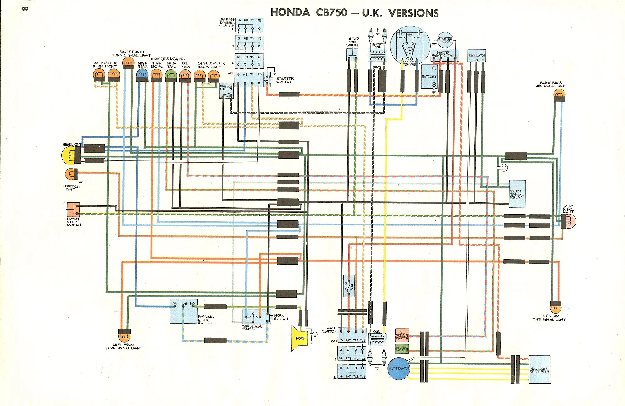 Honda Cb 750 Four Wiring Diagram Wiring Diagram