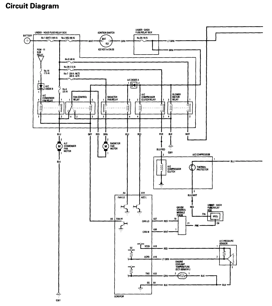 Honda Civic 2007 Wiring Diagram Wiring Diagram