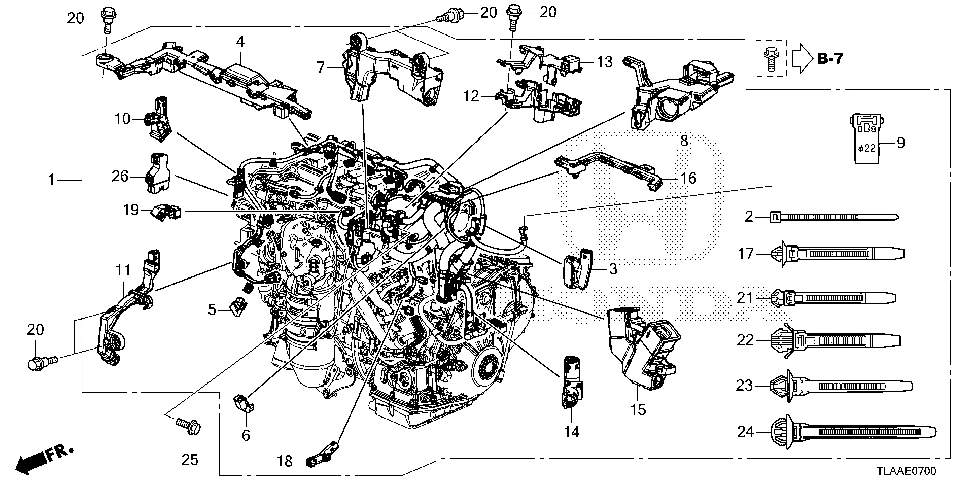 Honda Cr V Wire Harness Engine Electrical 32110 5Pa A70 Norm Reeves Honda Vista Vista Ca