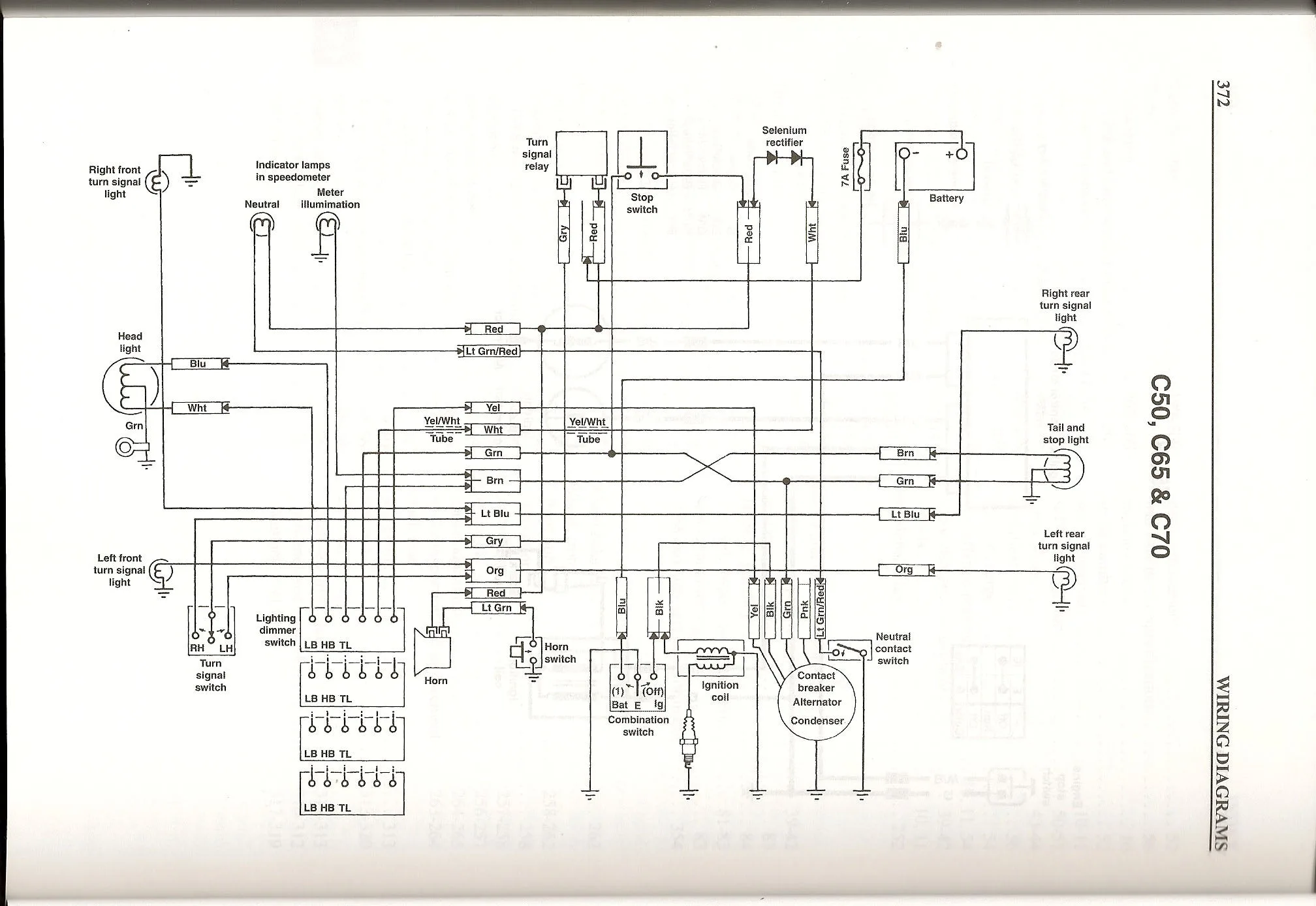 Honda Cub C70 Wiring Diagram Wiring Diagram