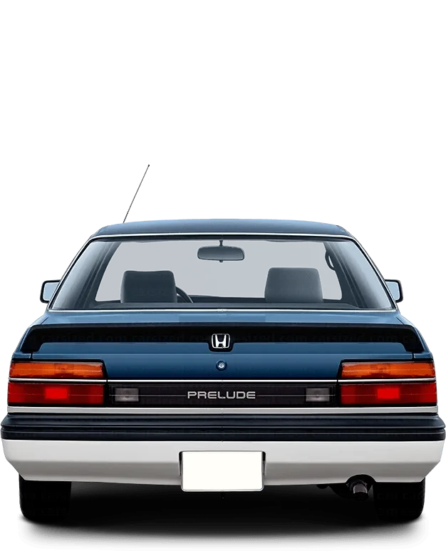 Honda Prelude 1982 1987 Dimensions Rear View