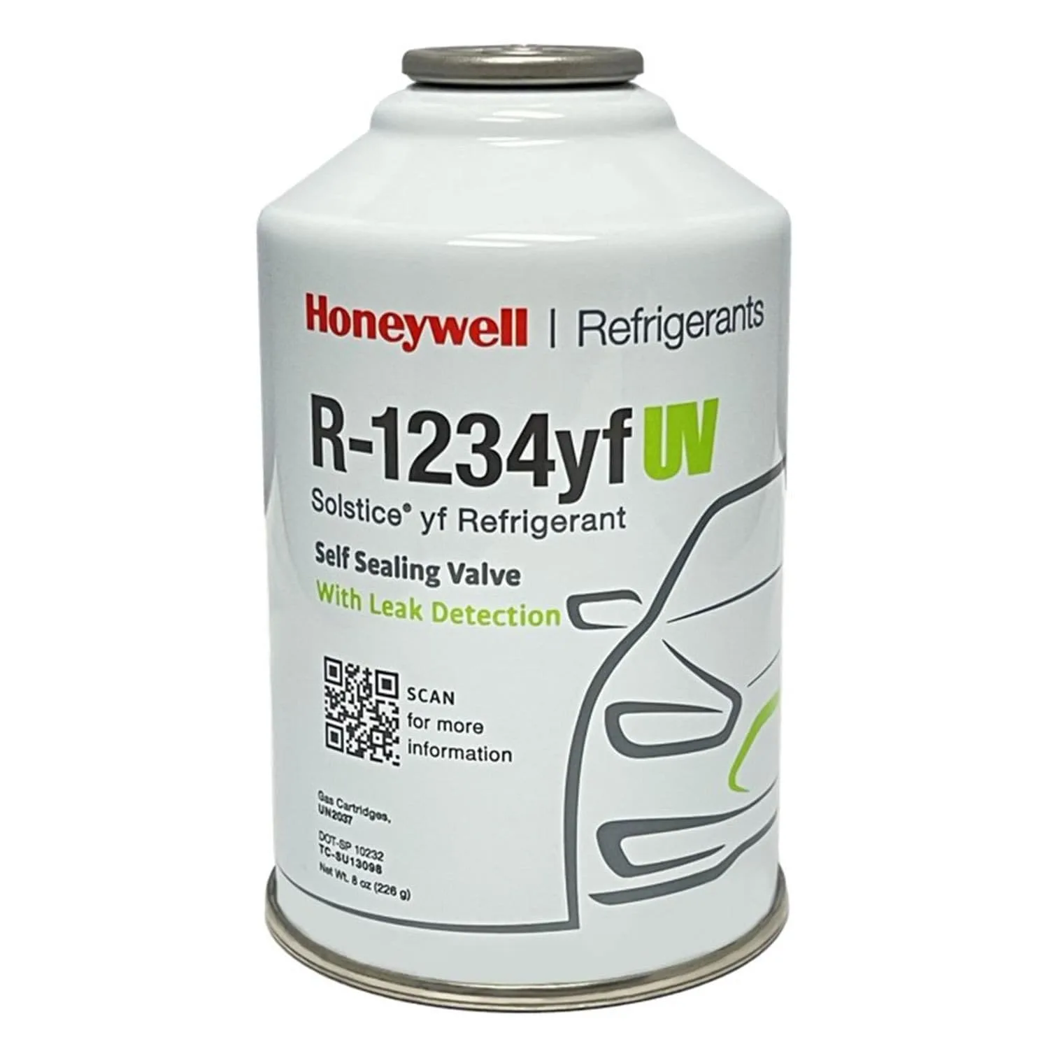 Honeywell R 1234Yf Refrigerant With Uv Dye 8Oz