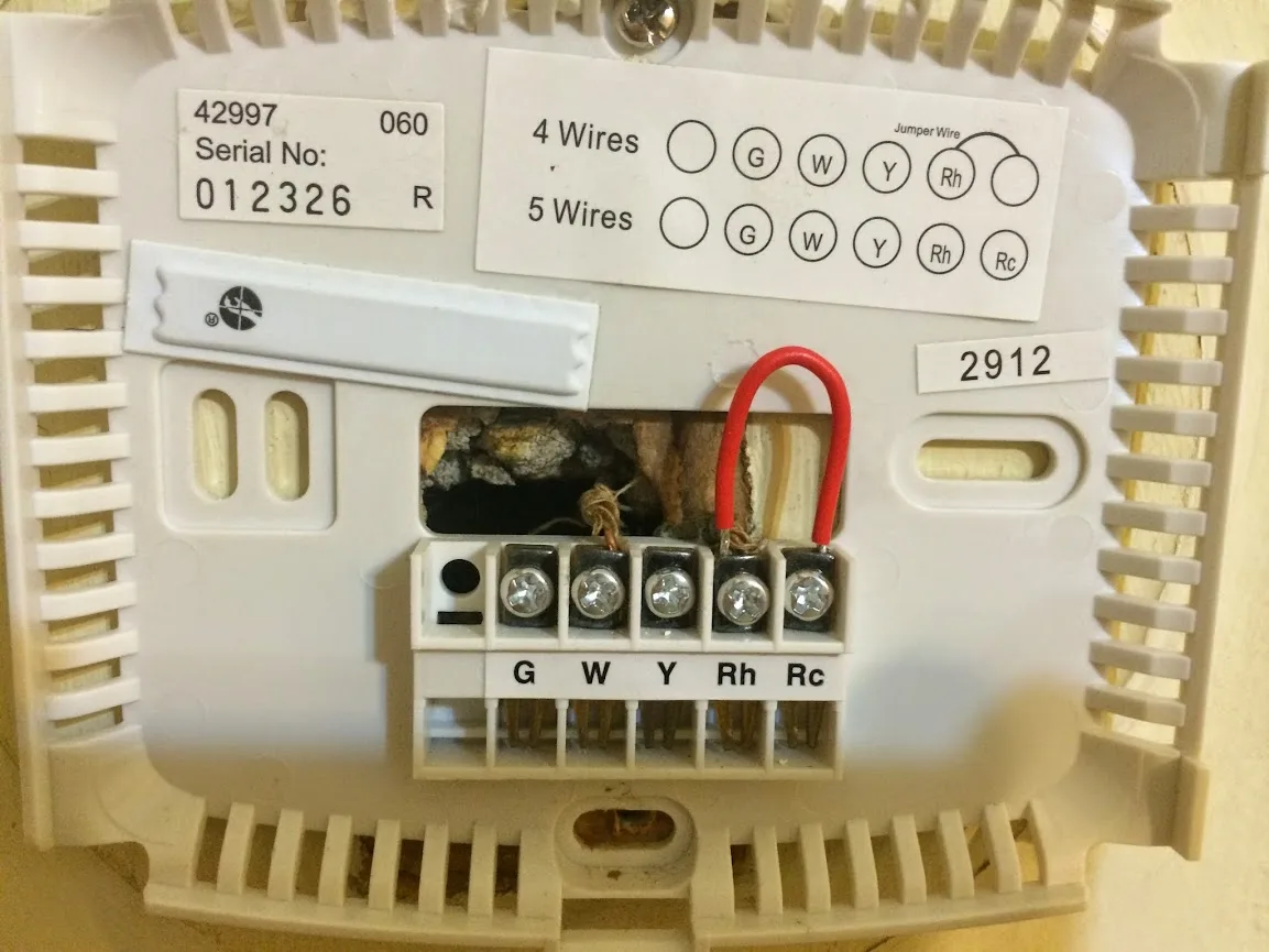 Honeywell Thermostat Wiring Diagram 4 Wire