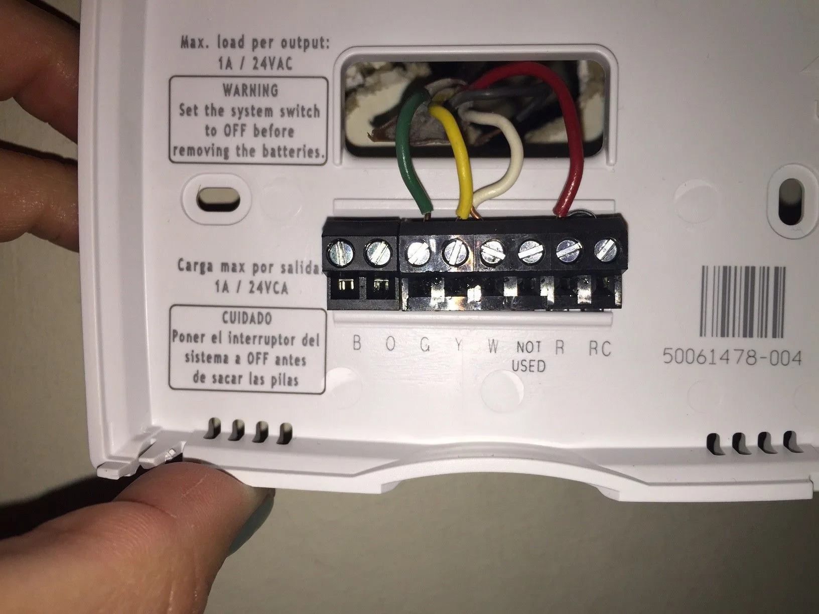 Honeywell Thermostat Wiring Diagram 8 Wire